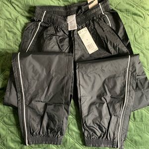 Black Adidas Wind Breaker Athletic pants